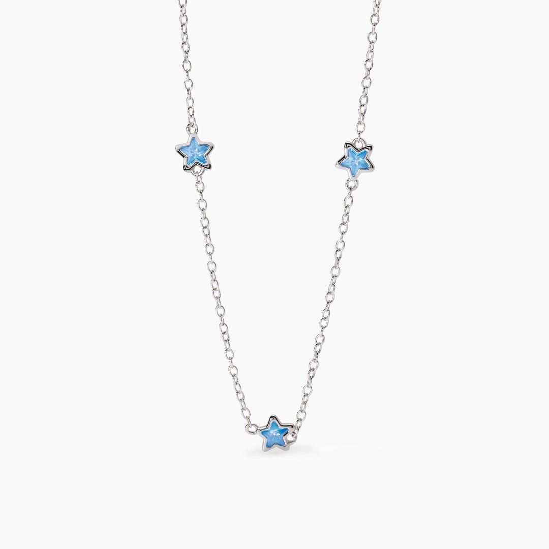 Girocollo da bambina INCANTO con stelline azzurre