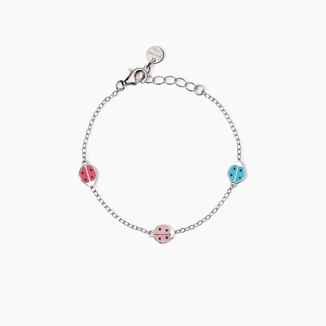Bracciale da bambina COCCINELLE con coccinelle smaltate