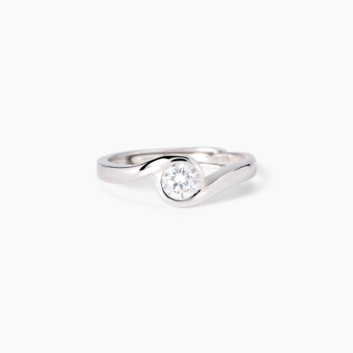 Anello BEATO TRA LE DONNE con zircone in argento