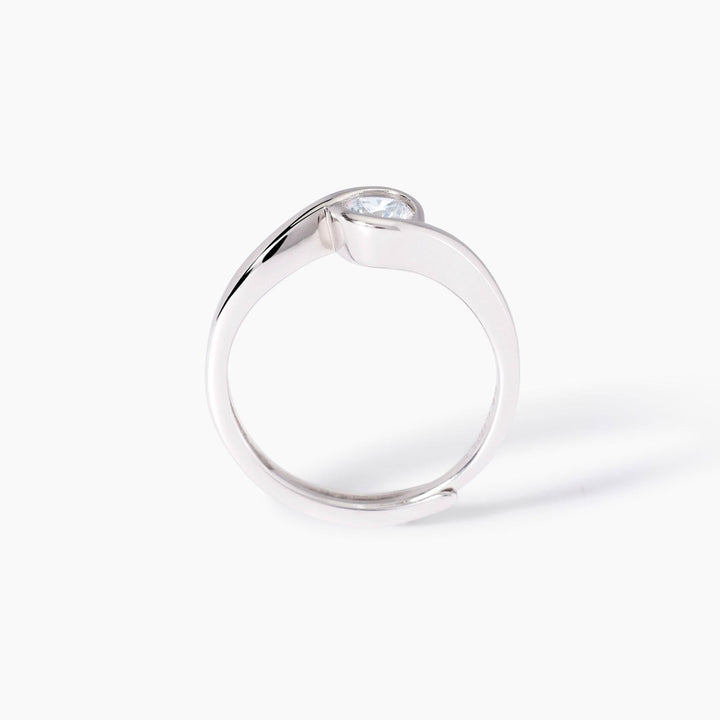 Anello BEATO TRA LE DONNE con zircone in argento
