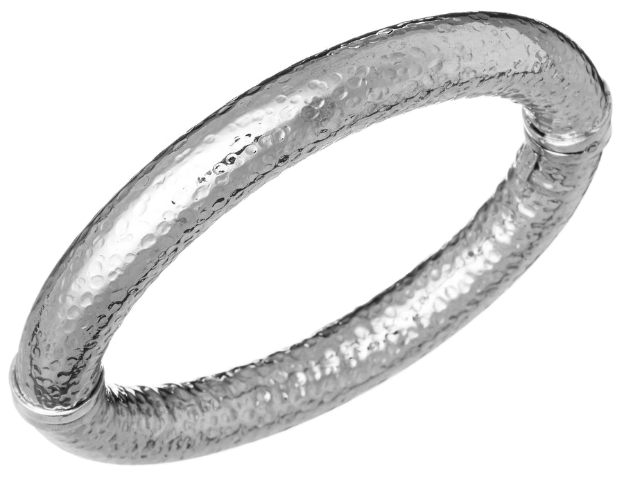 Bangle Rock grande Bracciale rigido in Argento 925