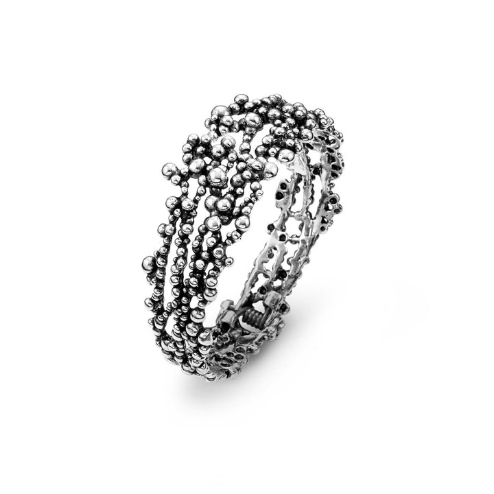 Bangle Perlage - Bracciale rigido in Argento 925