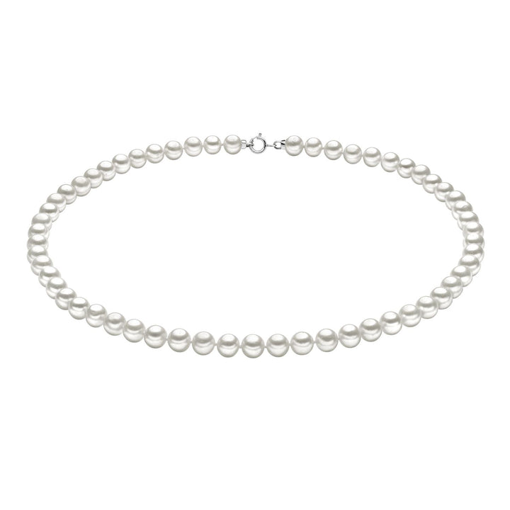 Girocollo in Oro 750 . Perle coltivate Ø 4/4,5 (lunghezza 45cm)