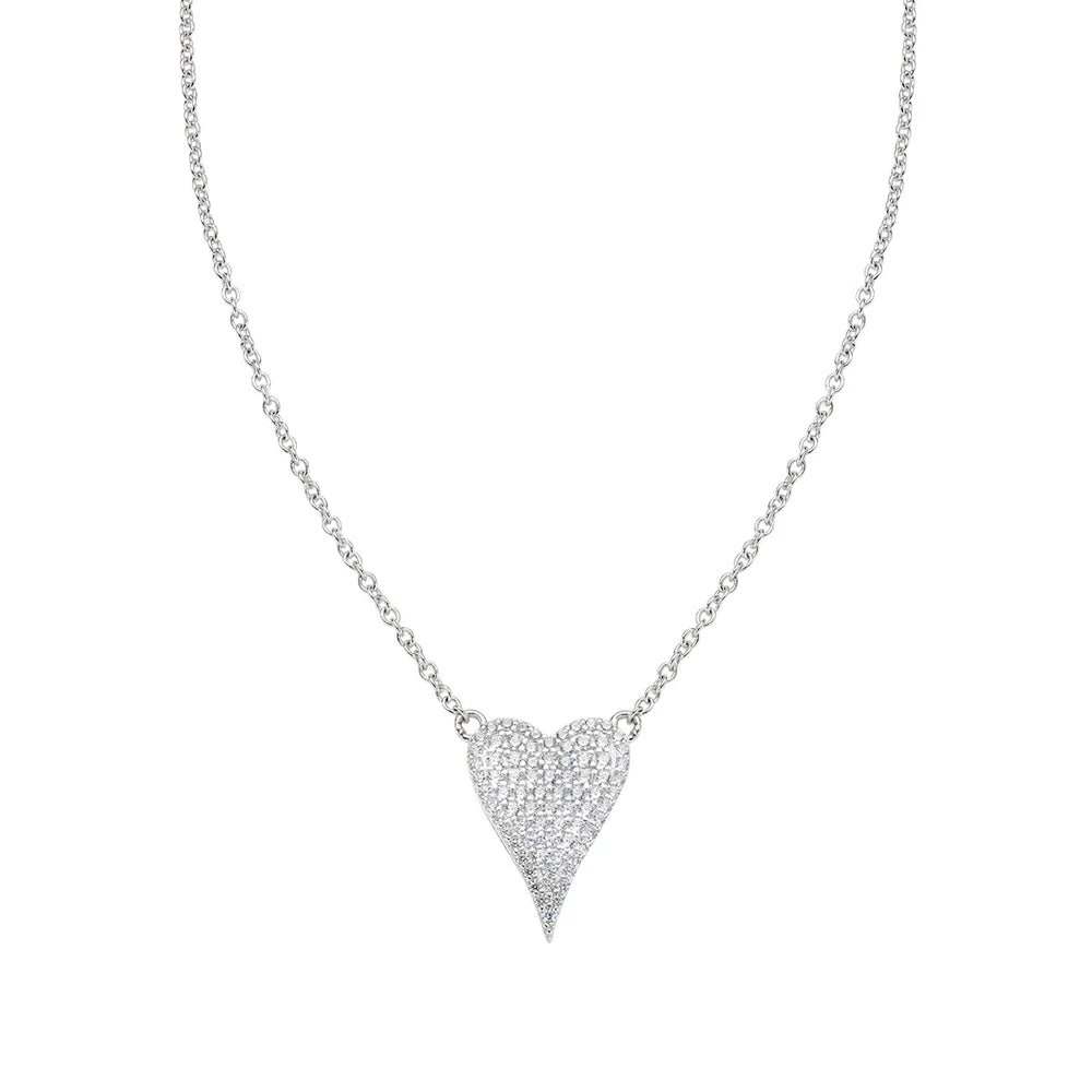 Collana con Cuore Allungato