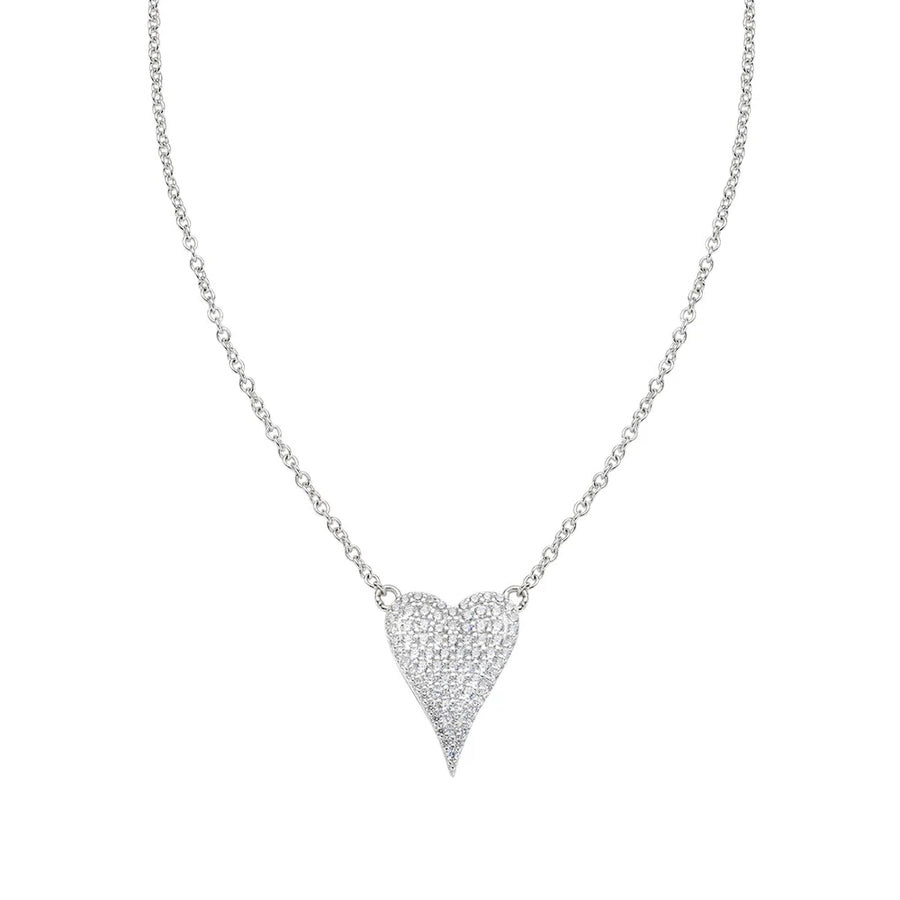 Collana con Cuore Allungato