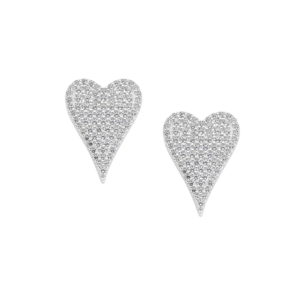 Orecchini Cuore Allungato