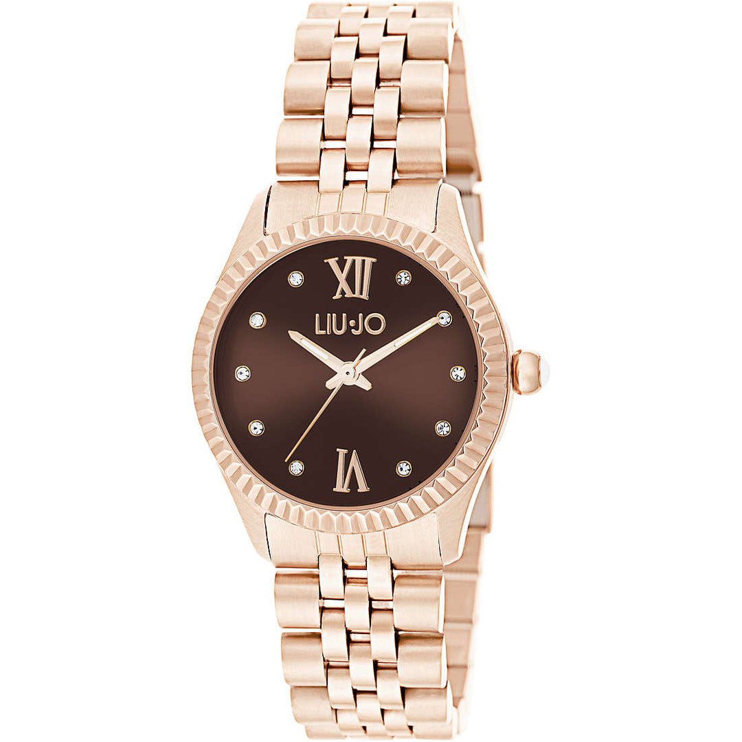 Orologio Liu Jo Tiny Oro Rosa con Quadrante Marrone