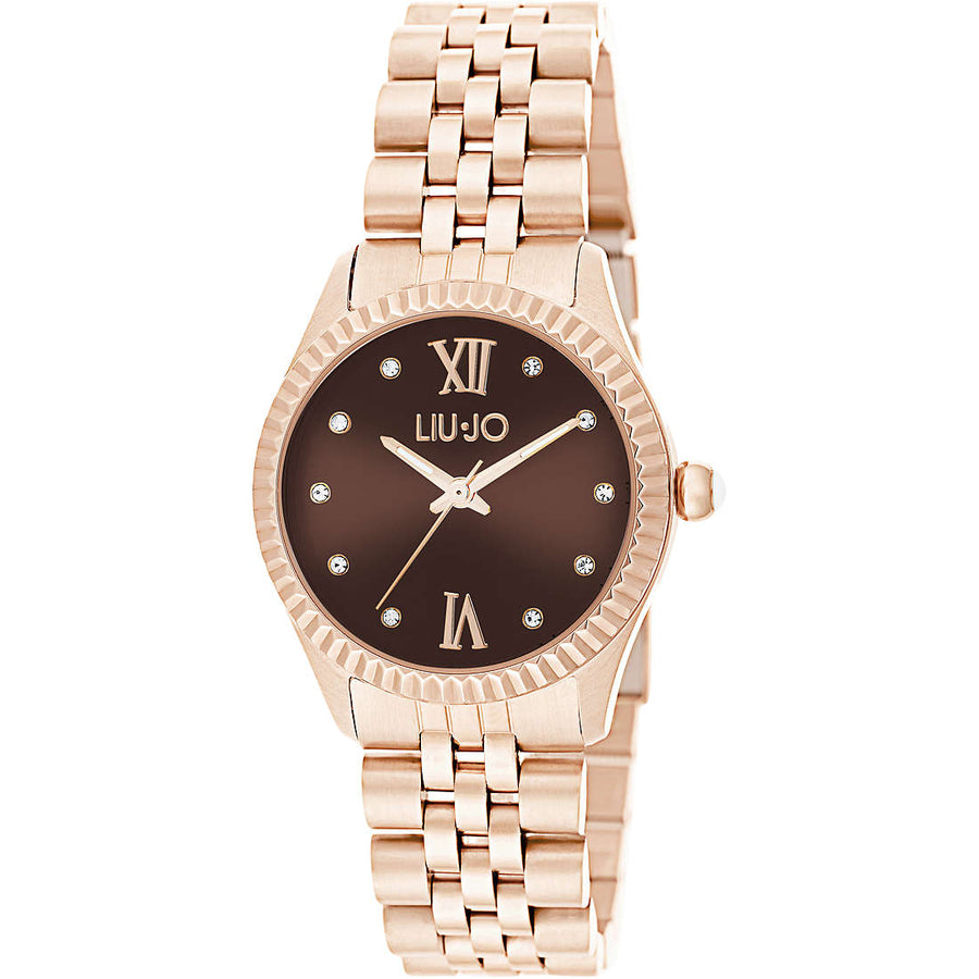 Orologio Liu Jo Tiny Oro Rosa con Quadrante Marrone