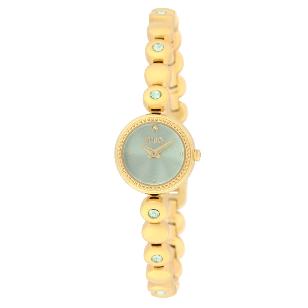 Orologio Liu Jo Fashion Lunar Dorato con Quadrante Verde e Zirconi