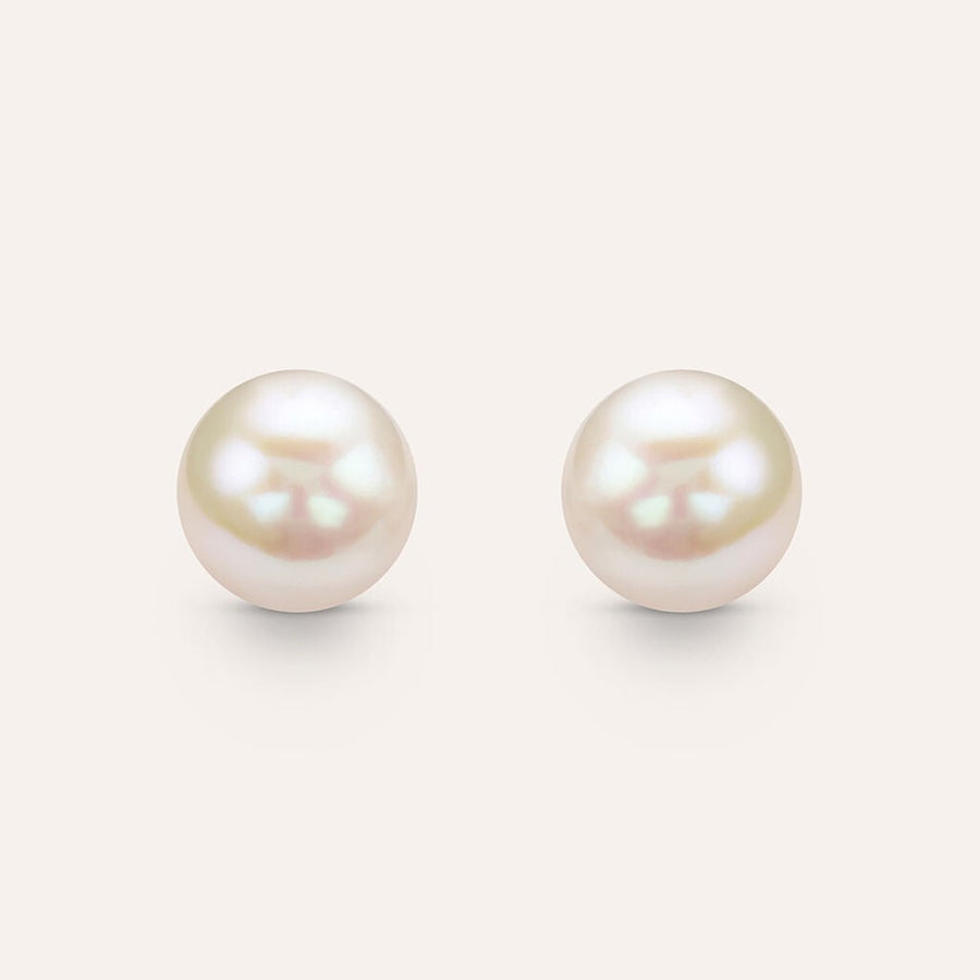 Orecchini Bon Ton in oro giallo 9 kt con perla madreperla 5 mm