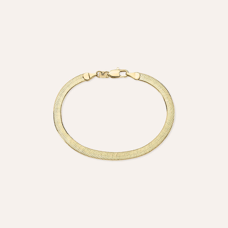 Bracciale catena Golden Dream placcato oro giallo, 18 cm