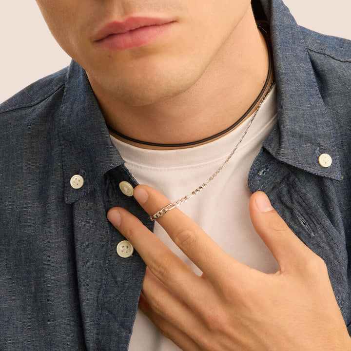 Bracciale pallone da calcio Gentleman in argento rodiato