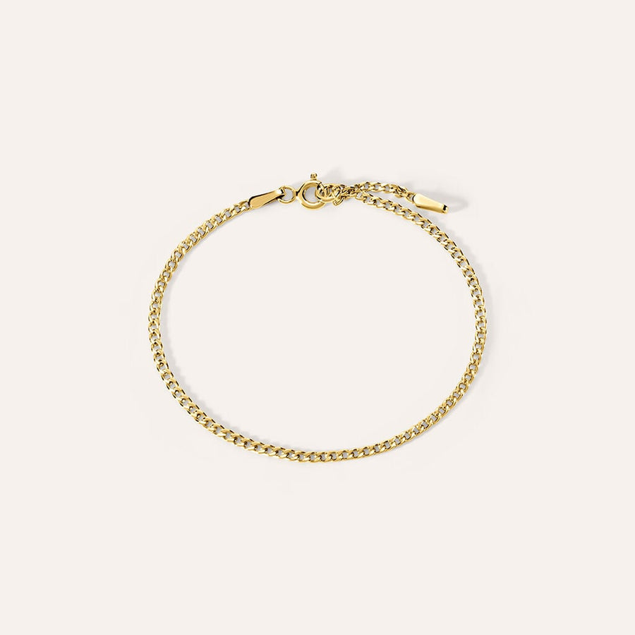 Bracciale groumette Mon Petit in oro giallo 9 kt per bambina