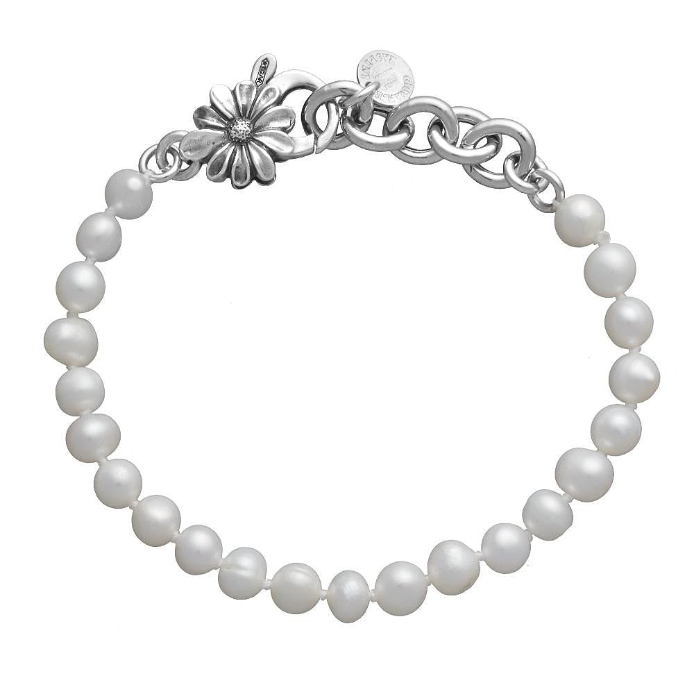 Bracciale Margherita Perle Piccole - Bracciale in Argento 925 e perle naturali