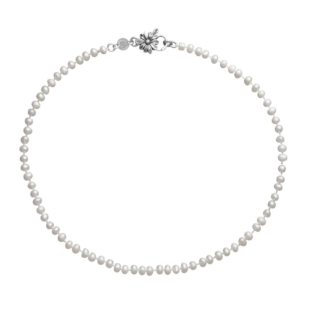 Collana Margherita Perle Piccole - Collana in Argento 925 e perle naturali