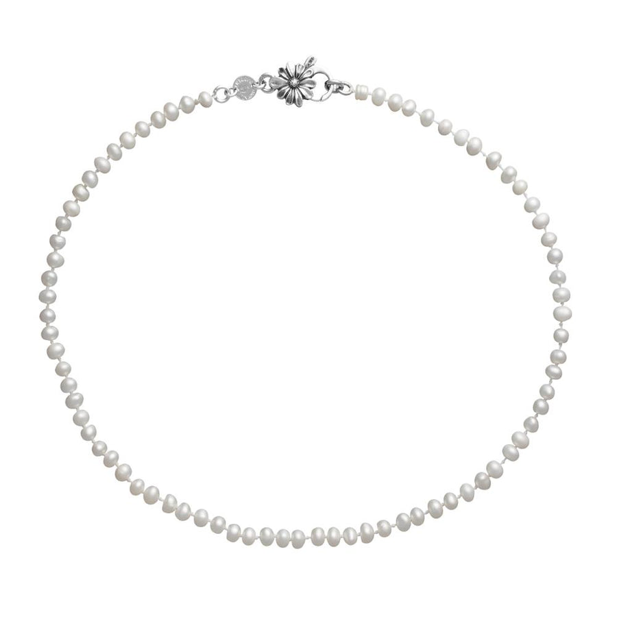 Collana Margherita Perle Piccole - Collana in Argento 925 e perle naturali