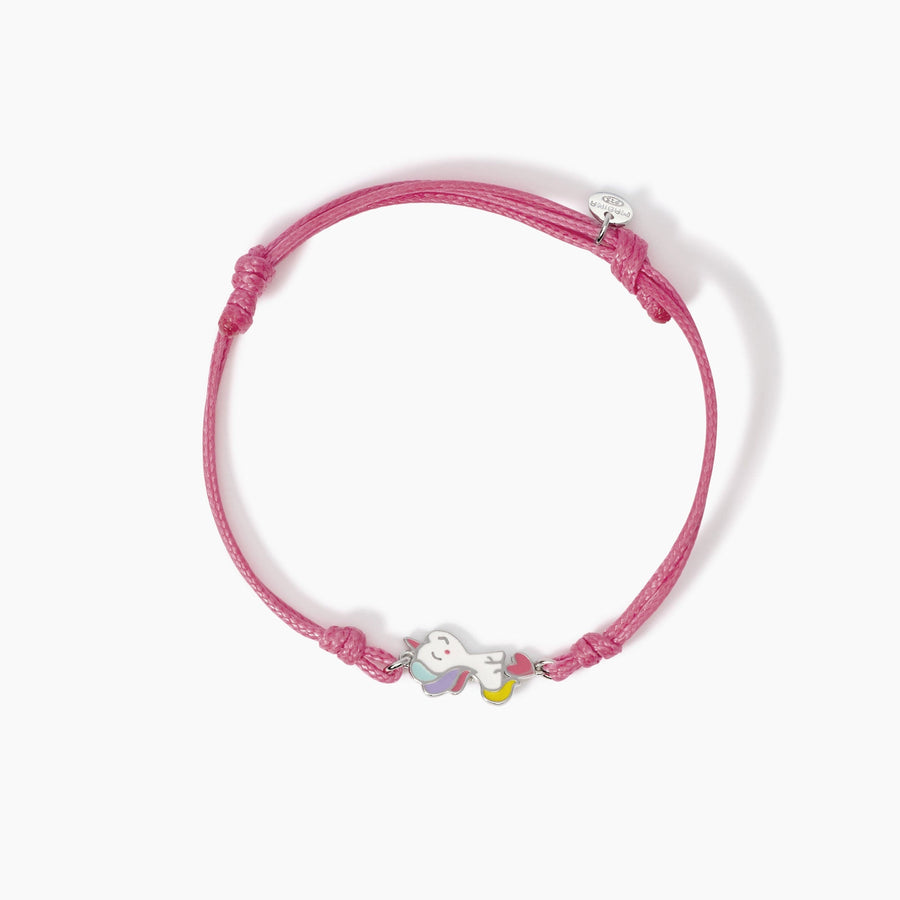 Set di due bracciali amicizia BEST FRIENDS con cordino e unicorno