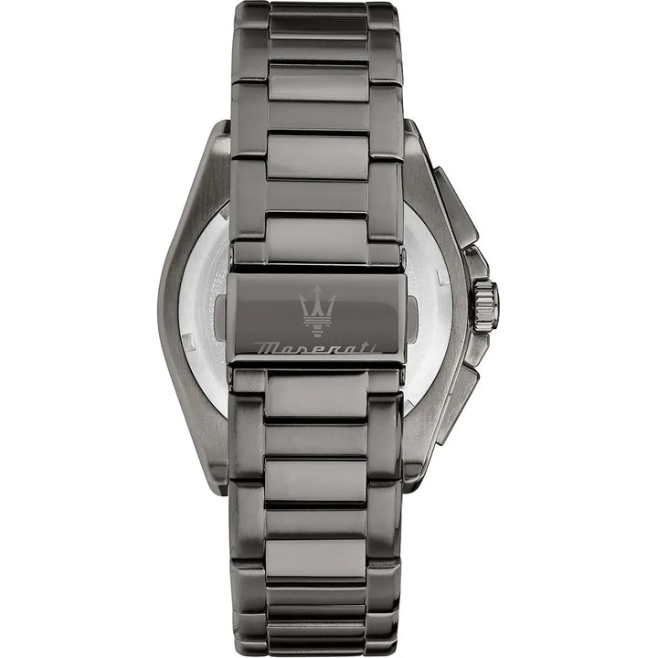 Orologio Maserati Velocità Cronografo Uomo in Acciaio Grigio e Quadrante Azzurro