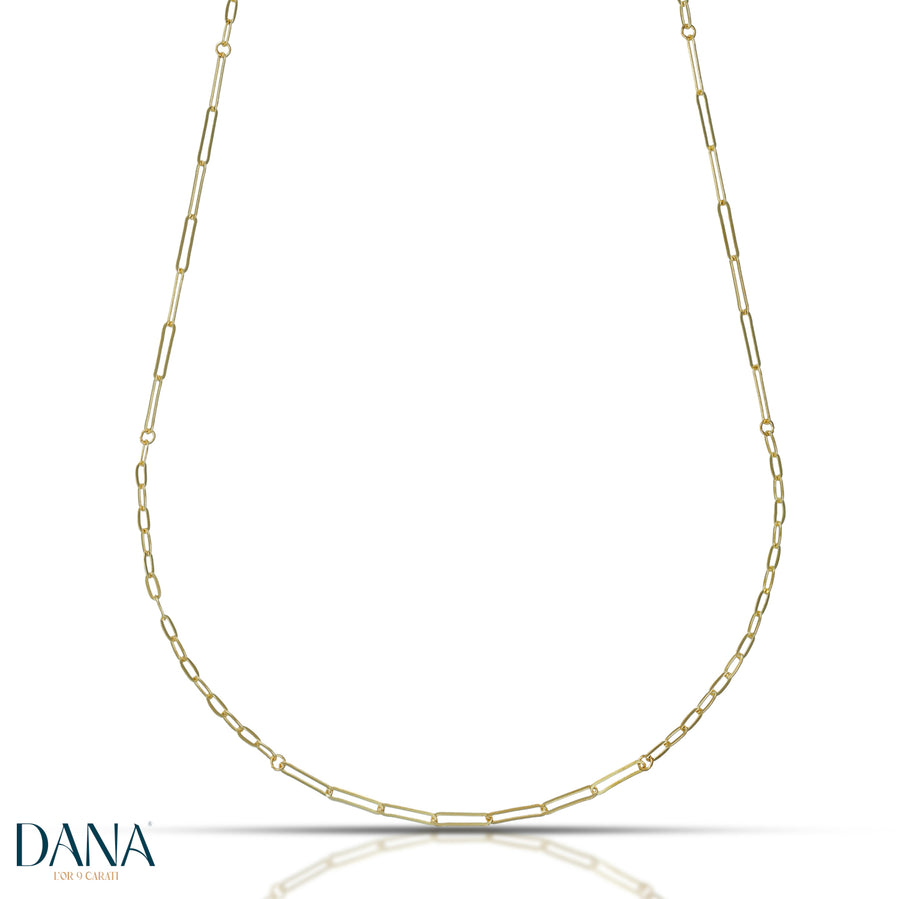 Collana a catena da Uomo in Oro Giallo da 50 cm