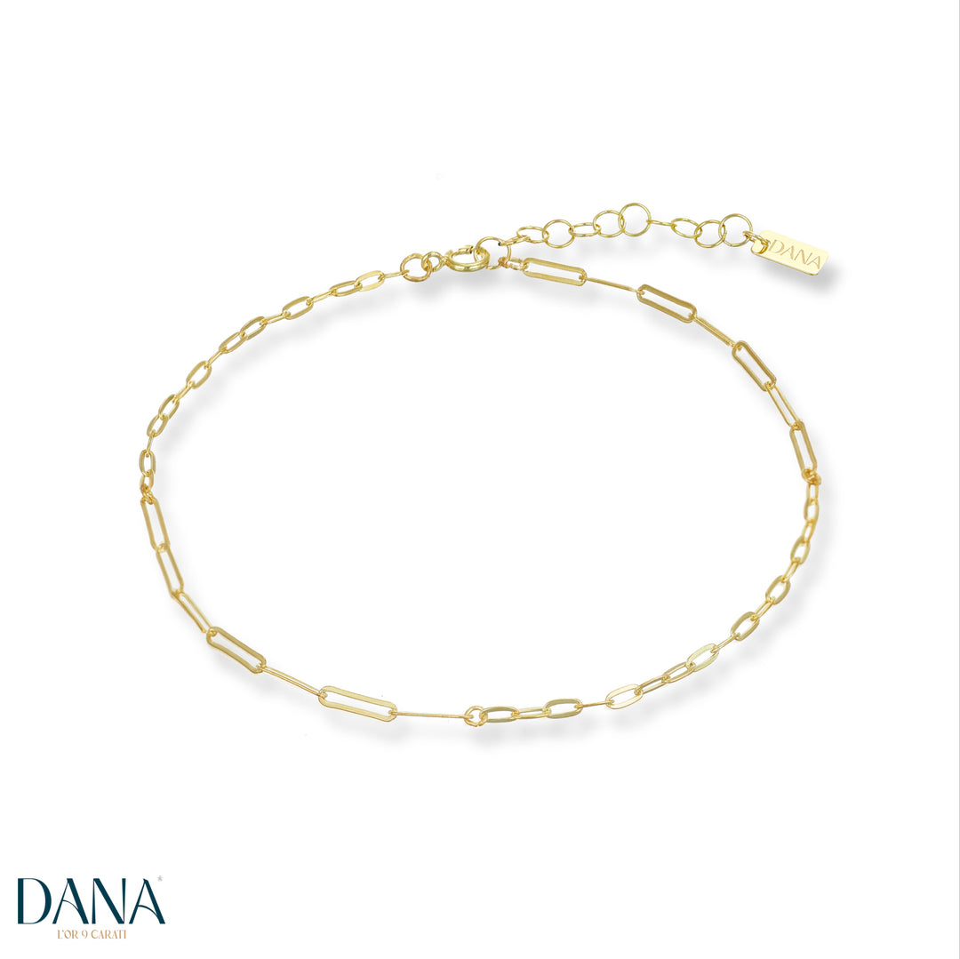 Bracciale a catena da Uomo in Oro Giallo da 19 + 2 cm