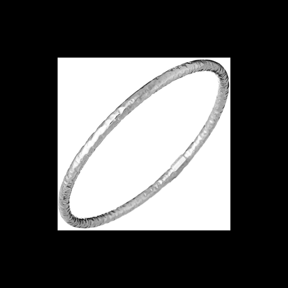 Bangle Martellato in argento
