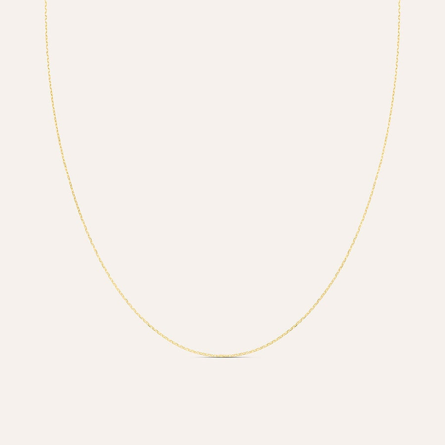 Catenina rolò Poème in oro giallo 9 kt, 42 cm