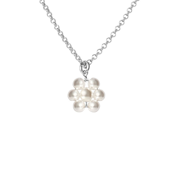 Collana Silver Baby in argento rodiato con pietre bianche