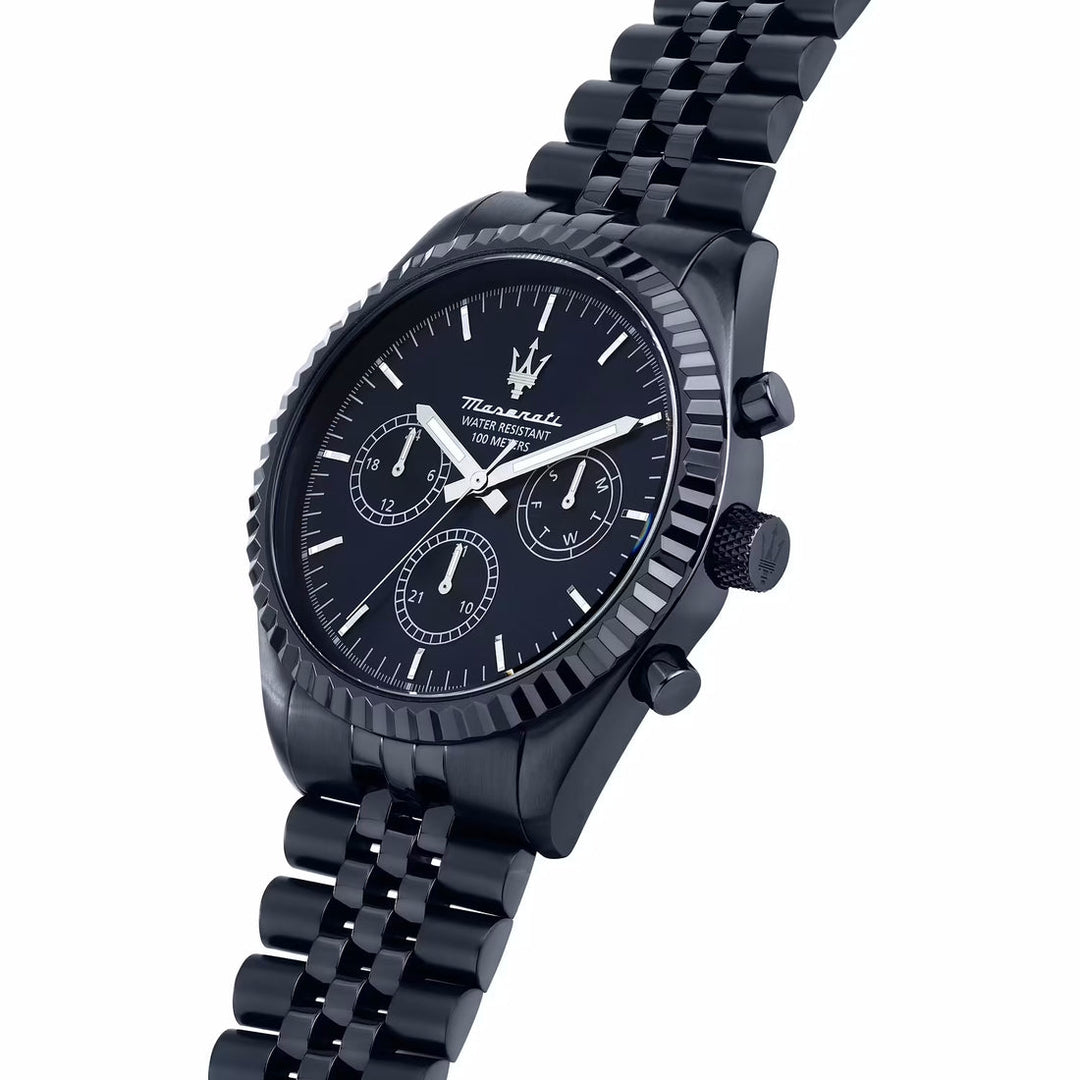 Orologio Maserati Blue Edition Multifunzione in Acciaio Blu 43 mm