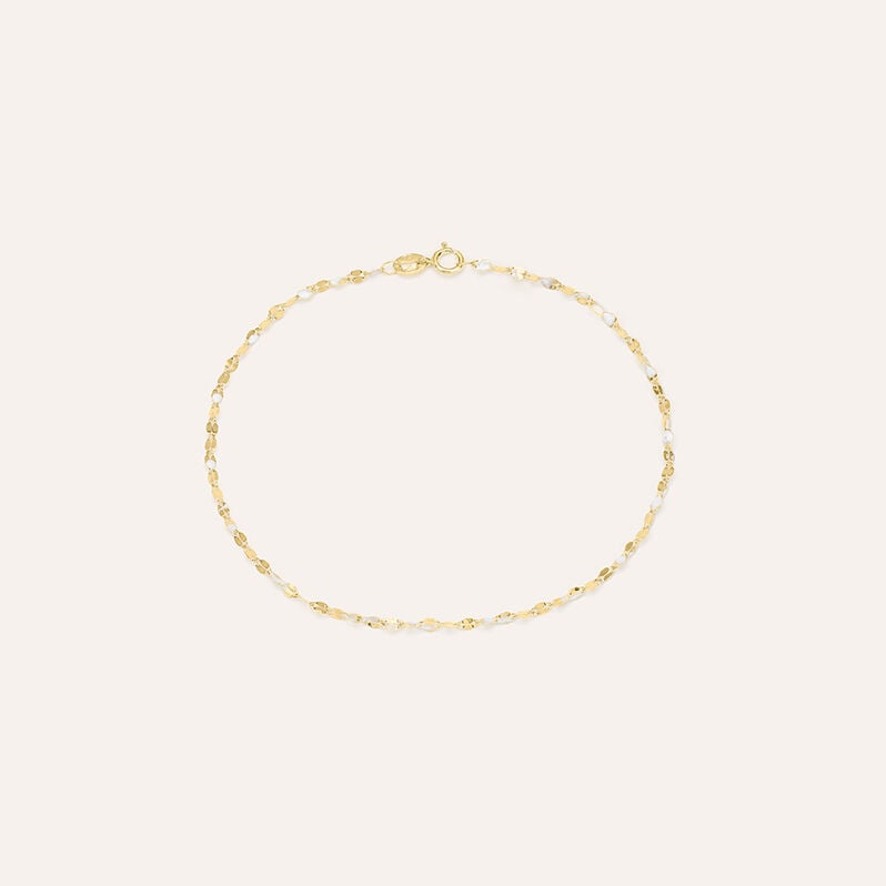 Bracciale Beverly in oro giallo 9 kt con smalto