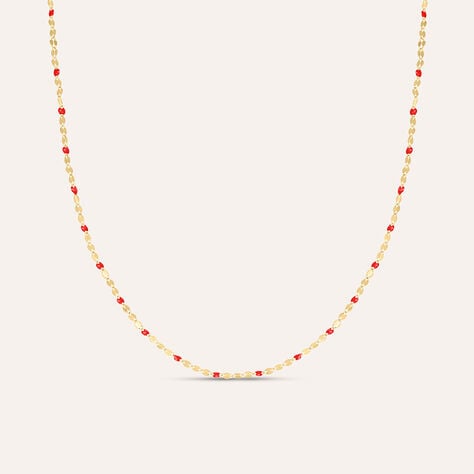 Collana Beverly in oro giallo 9 kt e smalto