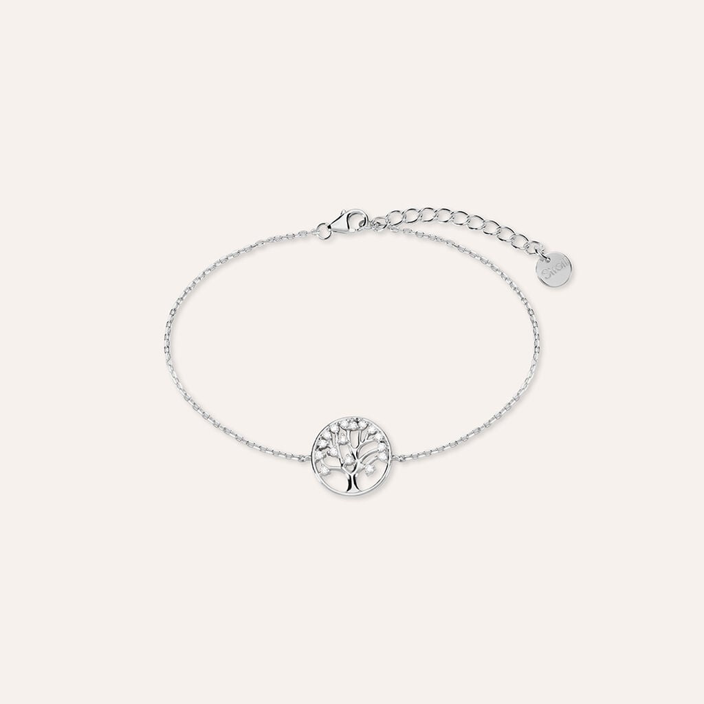 Bracciale albero della vita Silver Moments in argento con zirconi