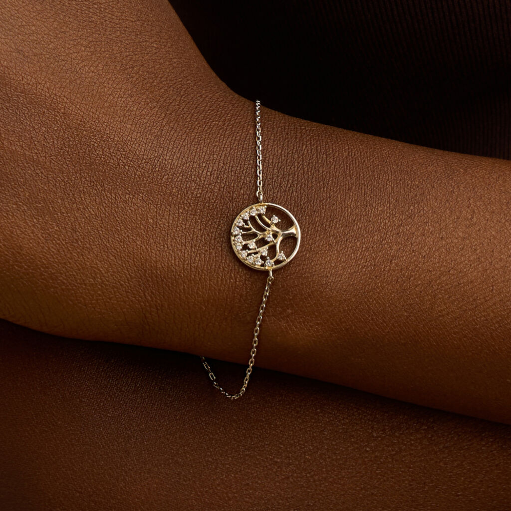 Bracciale albero della vita Silver Moments in argento con zirconi