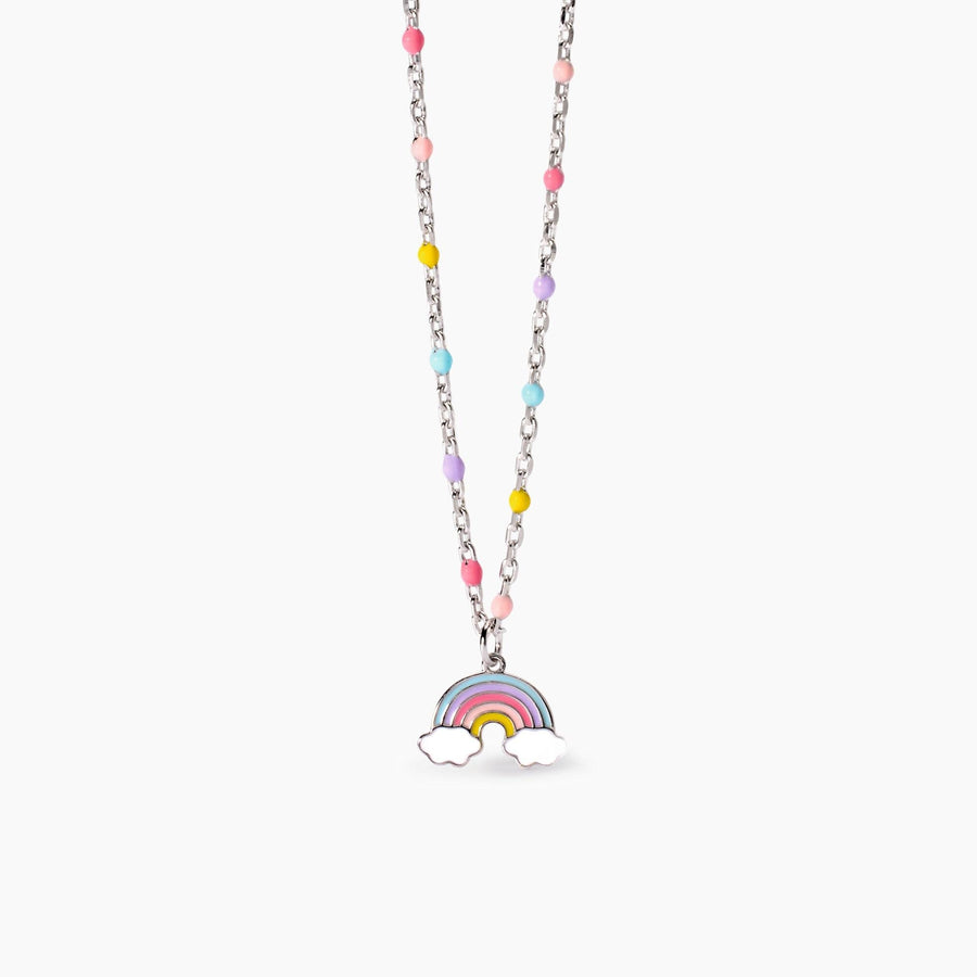 Girocollo da bambina RAINBOW con arcobaleno smaltato