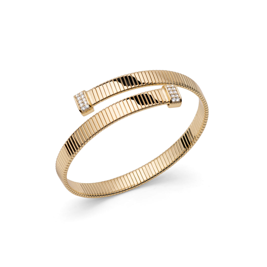 Bracciale tubogas con zirconi