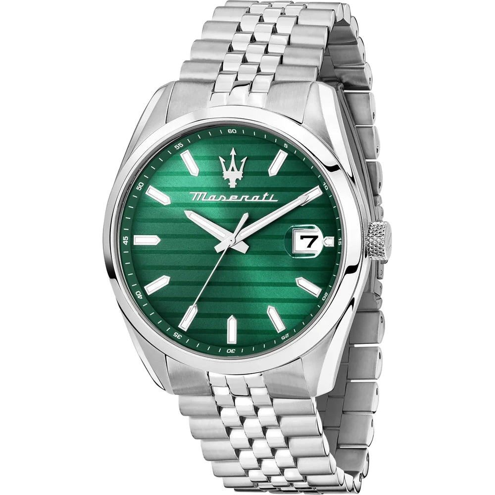 Orologio Maserati Attrazione Uomo in Acciaio con Quadrante Verde