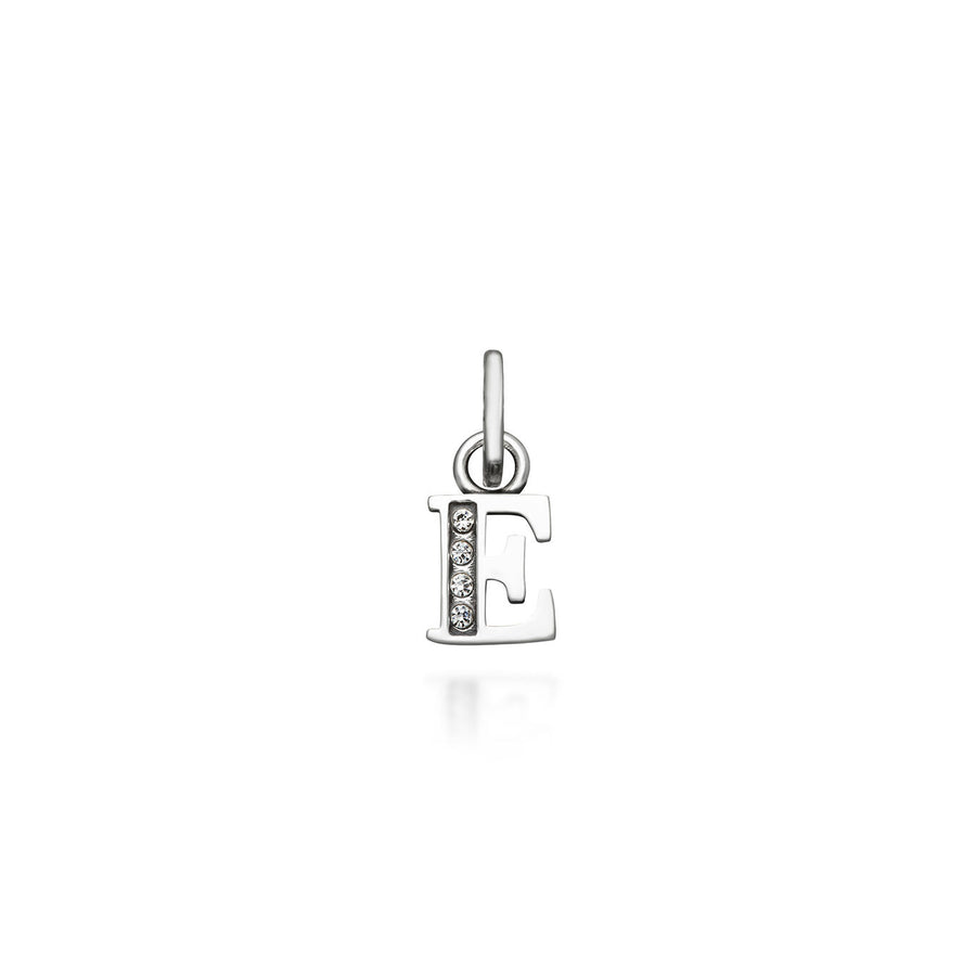 Mini Charm "E" Crystal