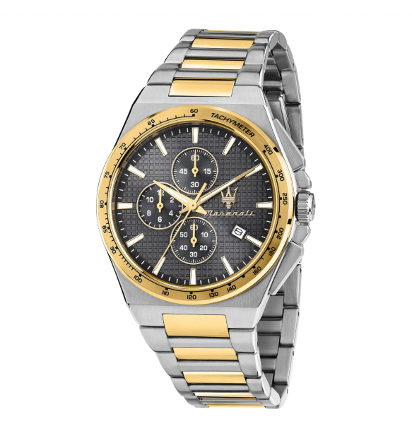Orologio Maserati Velocità Slim Cronografo Uomo in Acciaio Bicolore
