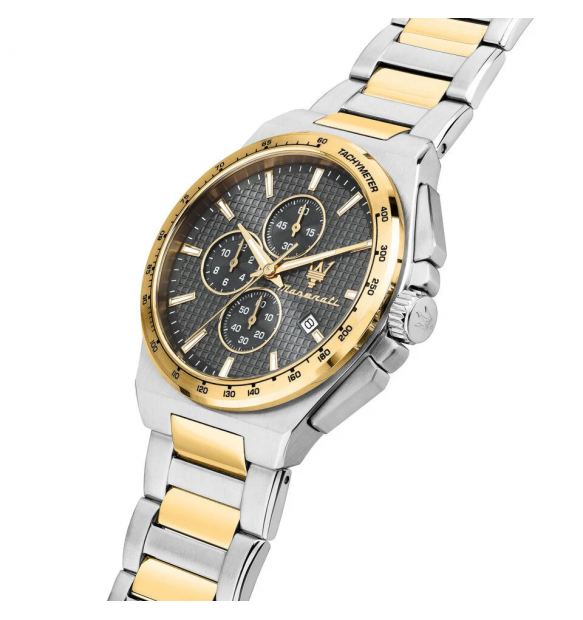 Orologio Maserati Velocità Slim Cronografo Uomo in Acciaio Bicolore