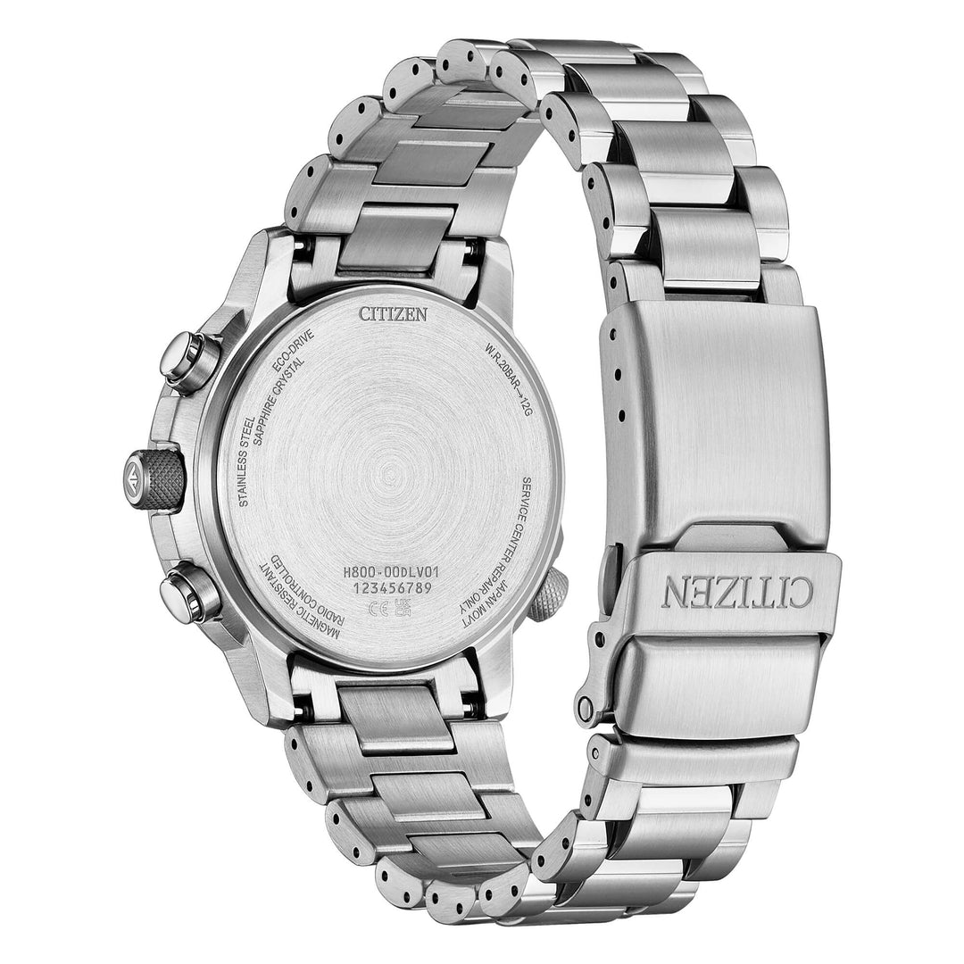 Orologio Cronografo da Uomo - Crono Pilot Acciaio 41mm