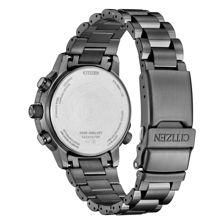 Orologio Radiocontrollato da Uomo - Crono Pilot Acciaio 41mm