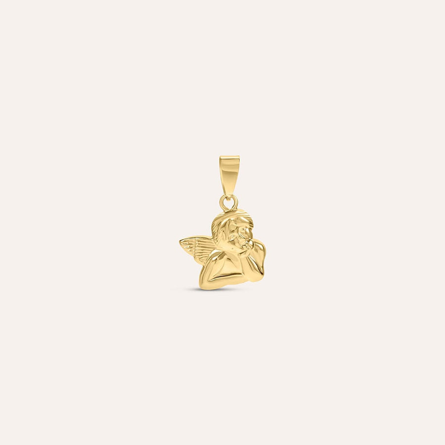 Pendente angelo Holy in oro giallo 9 kt