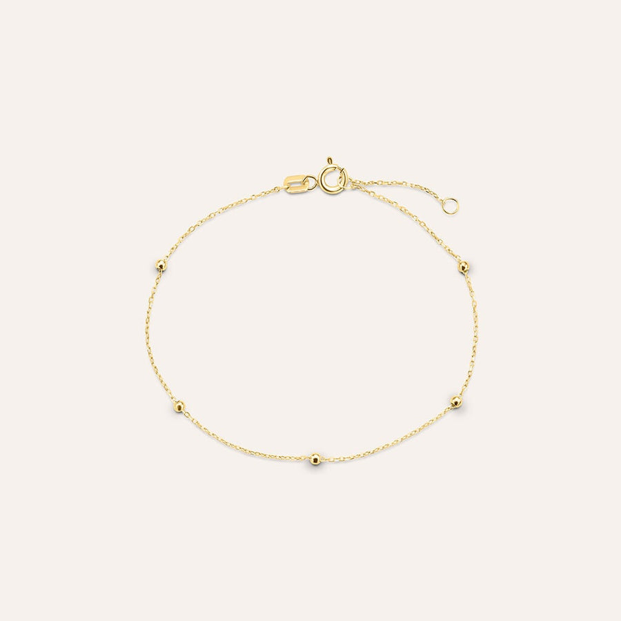 Bracciale forzatina Beverly in oro giallo 9 kt