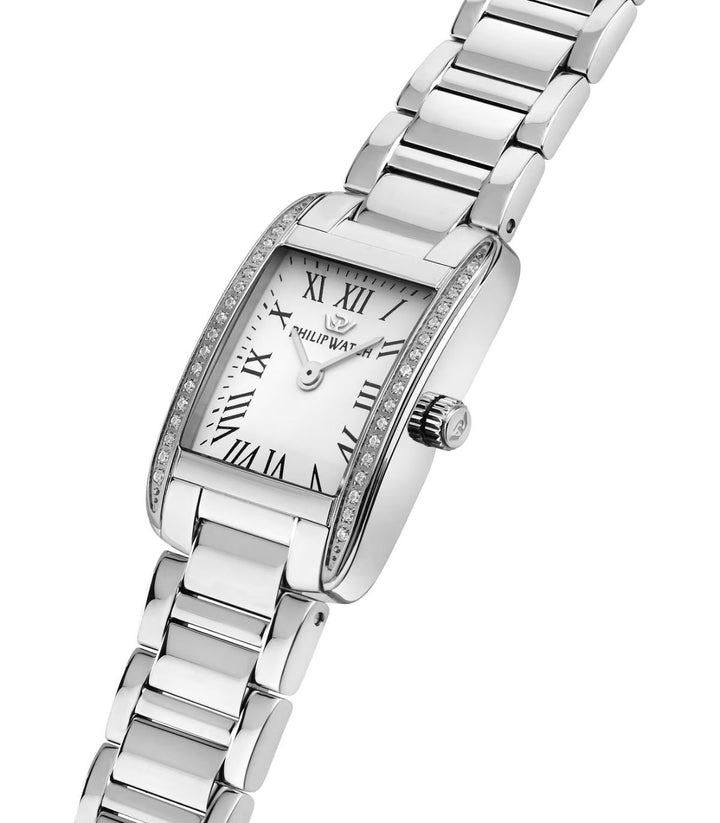 Orologio Philip Watch Museum Donna Acciaio e Diamanti 25x34 mm