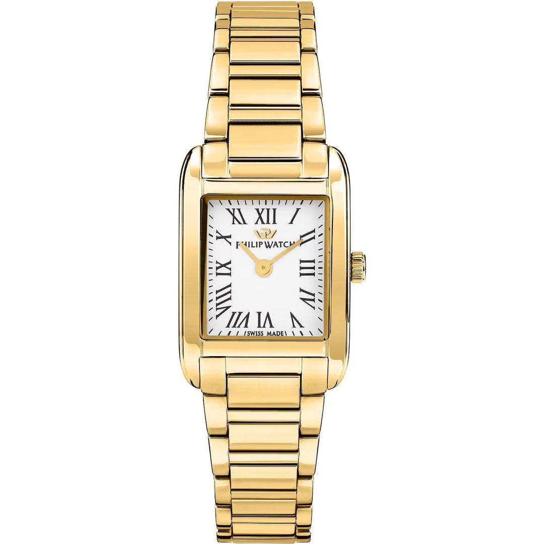 Orologio Philip Watch Museum Donna Acciaio Dorato 25x34 mm
