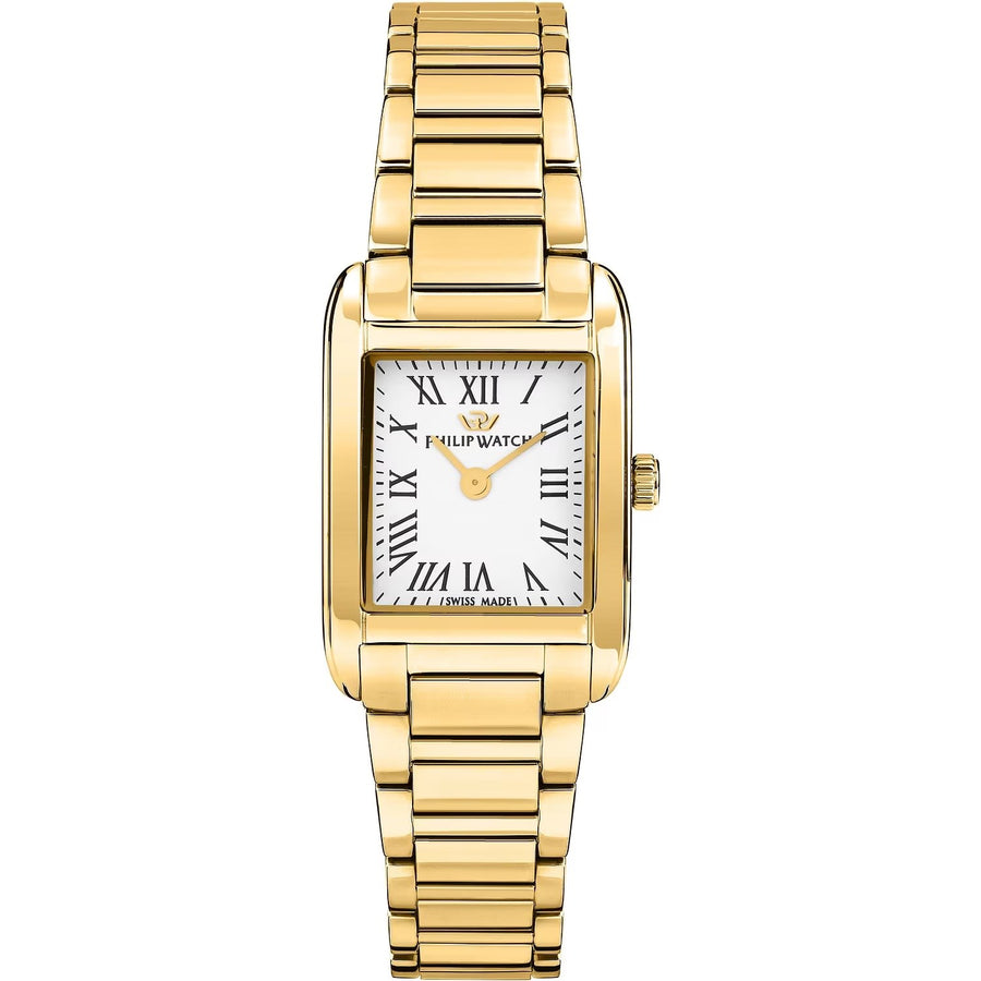 Orologio Philip Watch Museum Donna Acciaio Dorato 25x34 mm