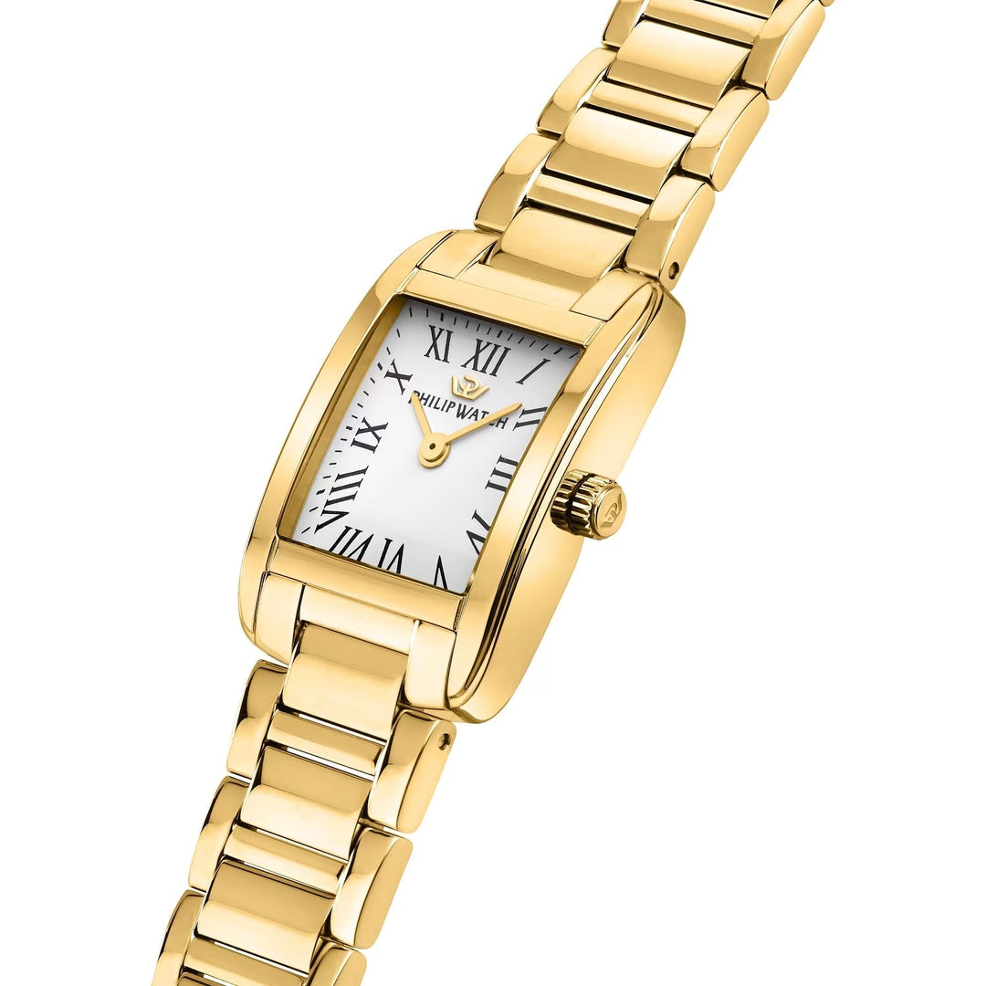 Orologio Philip Watch Museum Donna Acciaio Dorato 25x34 mm