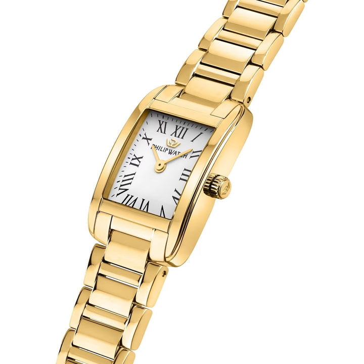 Orologio Philip Watch Museum Donna Acciaio Dorato 25x34 mm