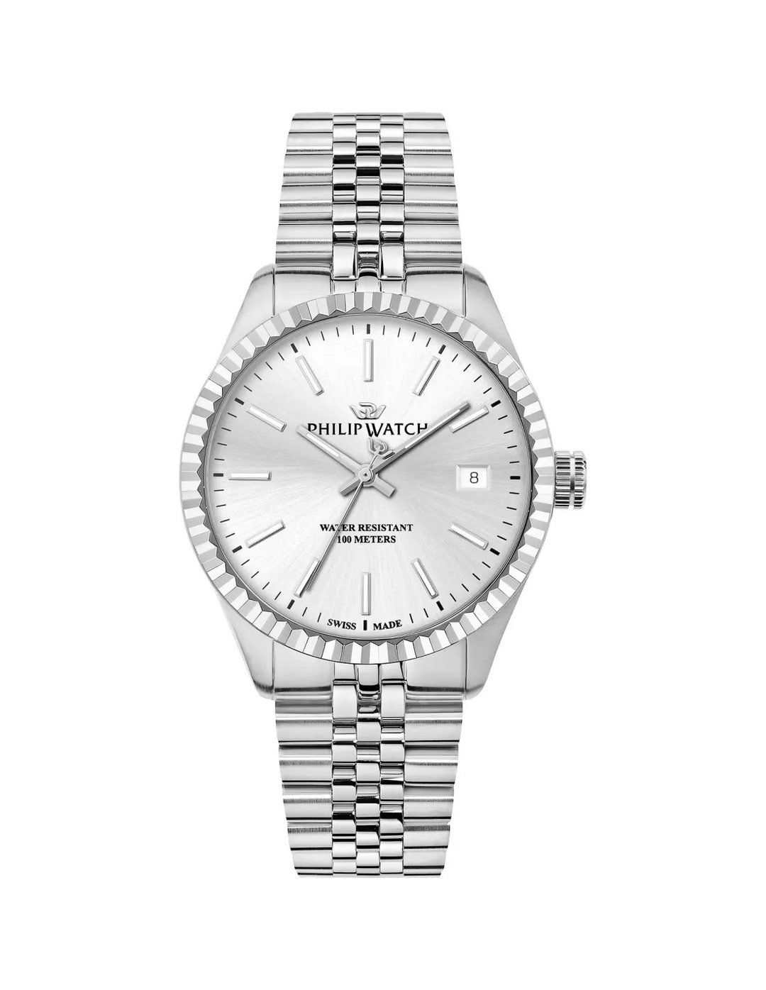 Orologio Philip Watch Caribe Urban Uomo Quarzo Bianco 39 mm