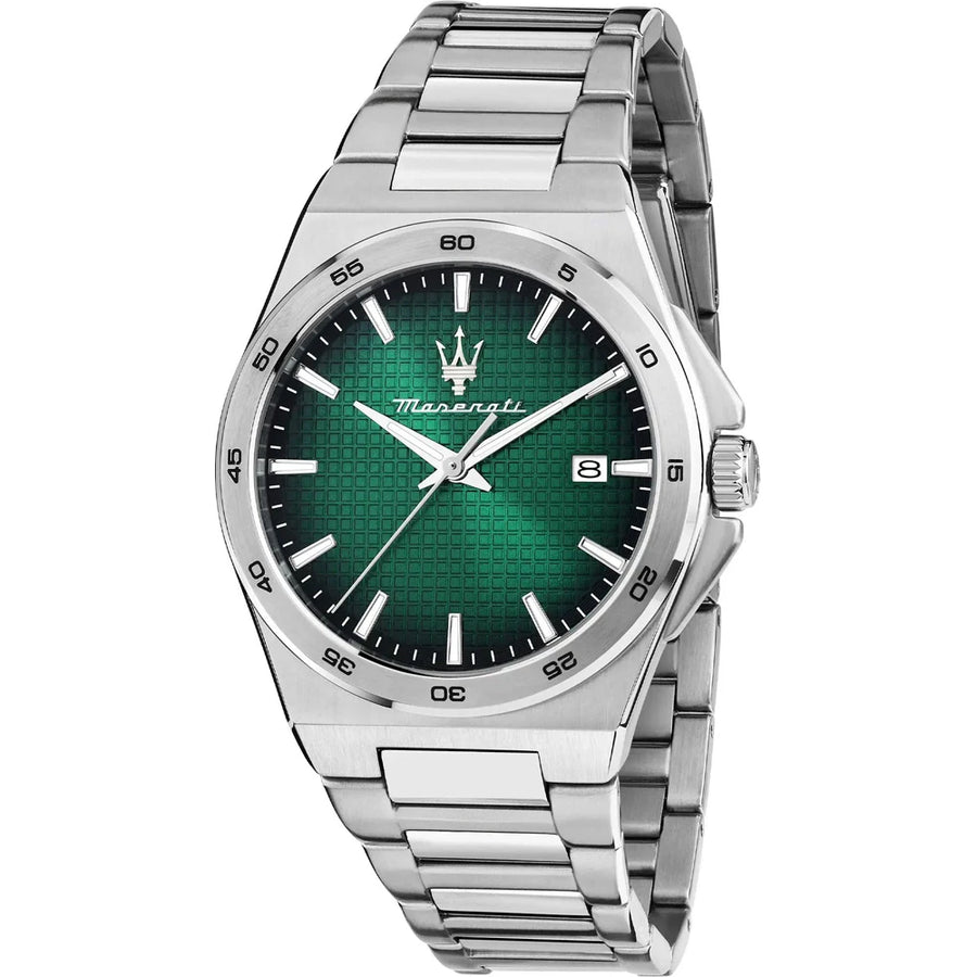 Orologio Maserati Velocità Slim Uomo in Acciaio con Quadrante Verde