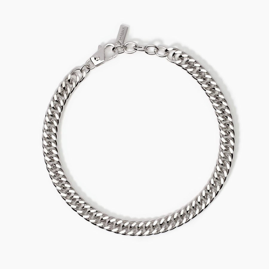Bracciale uomo DENIM con catena groumette da 6 mm